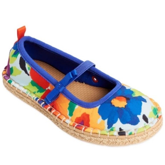 Sea Star Beachwear x Frances Valentine Shoes - Sea Star x Frances Valentine Floral Neoprene Mary Jane Espadrille Shoes Womens 8